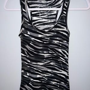 Women’s Large Zebra Print Tank Top